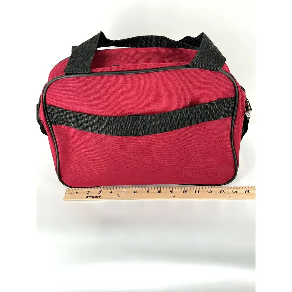TAG Red Boarding Bag Carry On Travel Shoulder Tote Luggage Trolley Sleeve